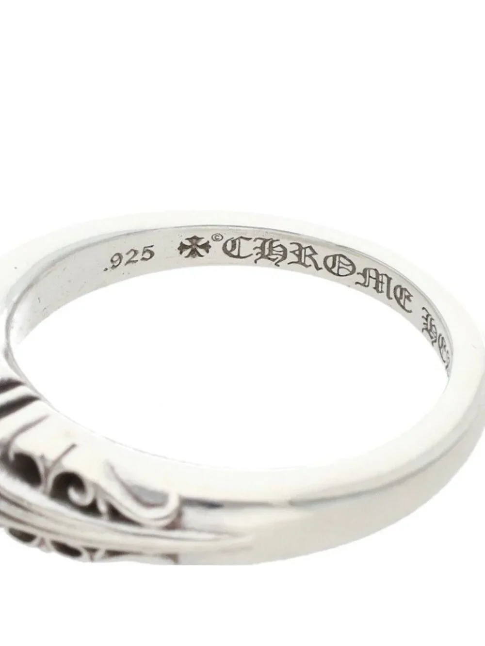 Chrome Hearts Baby Clsc Classic K&t Silver Ring